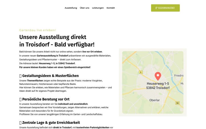 Screenshot of lzgartenbau.de