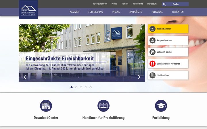 Screenshot of lzkth.de