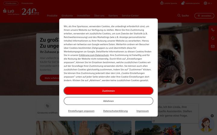 Screenshot of lzo.com
