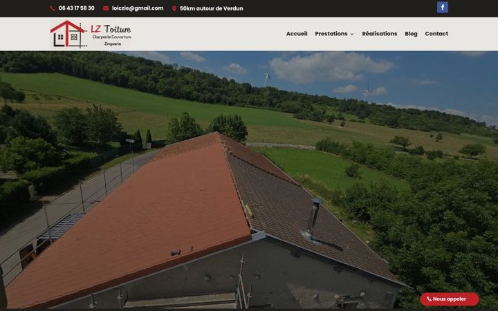 Screenshot of lztoitures.fr