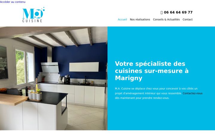 Screenshot of m-acuisine.fr