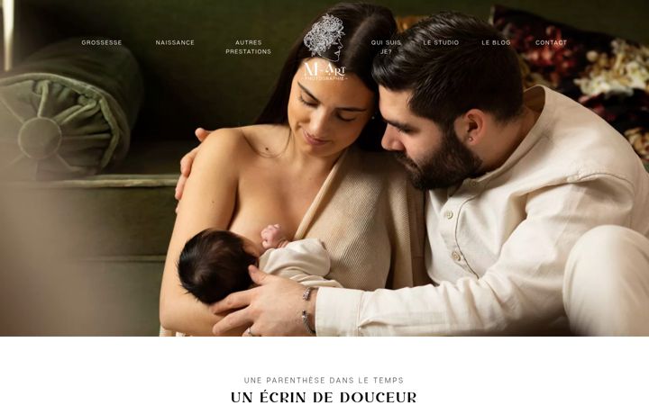 Screenshot of m-art-photographie.fr