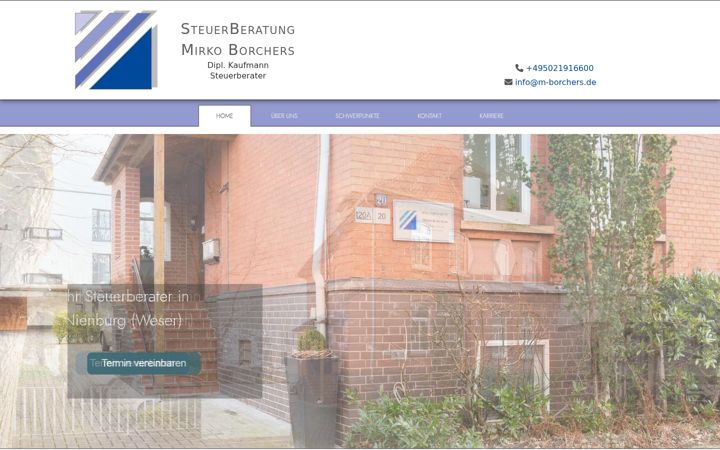 Screenshot of m-borchers.de