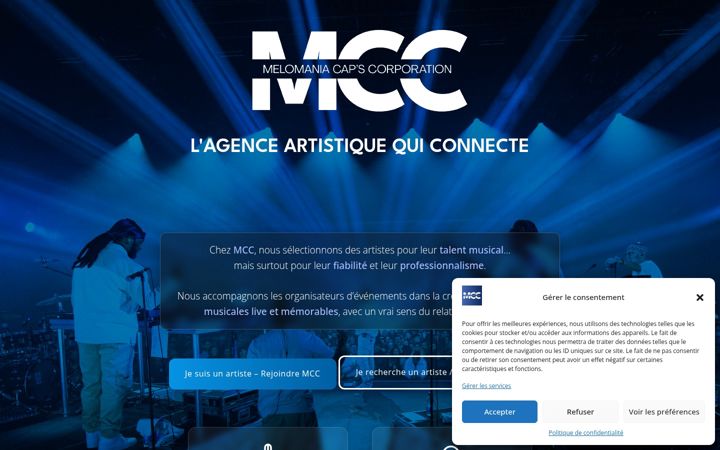 Screenshot of m-c-c.be