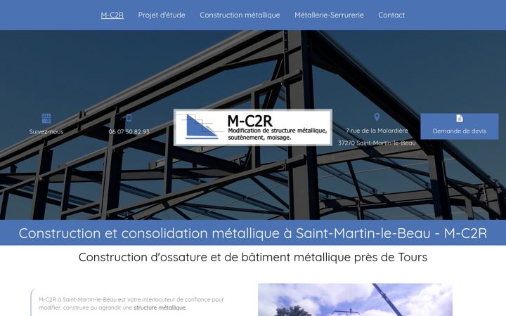 Screenshot of m-c2r.fr