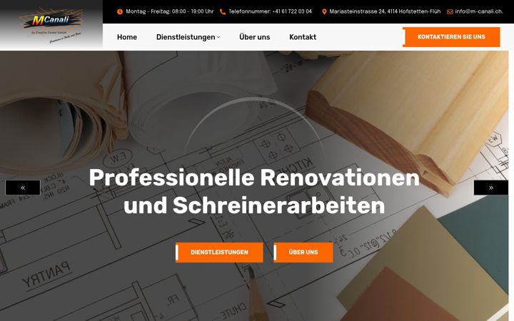 Screenshot of m-canali.ch