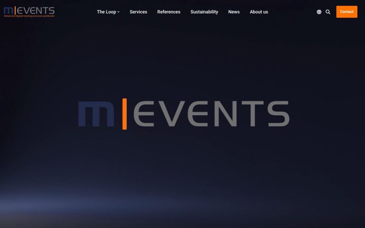 Screenshot of m-events.com