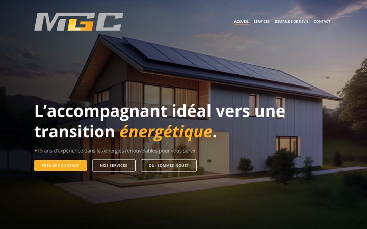 Screenshot of m-gc.be