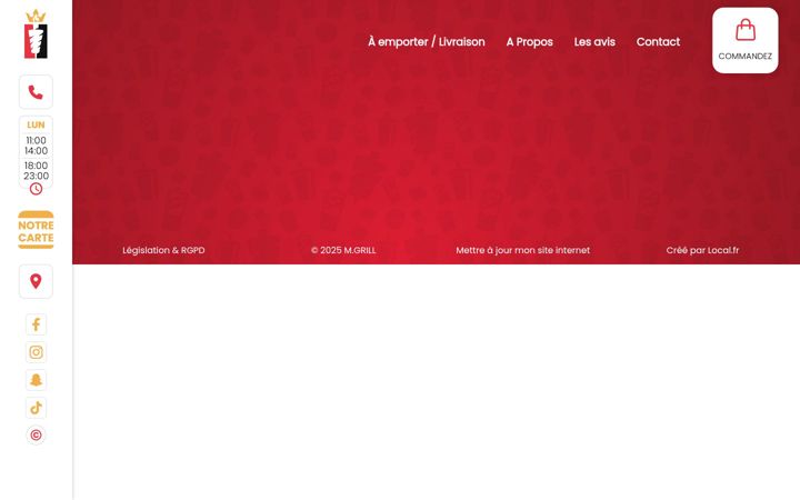 Screenshot of m-grill.fr