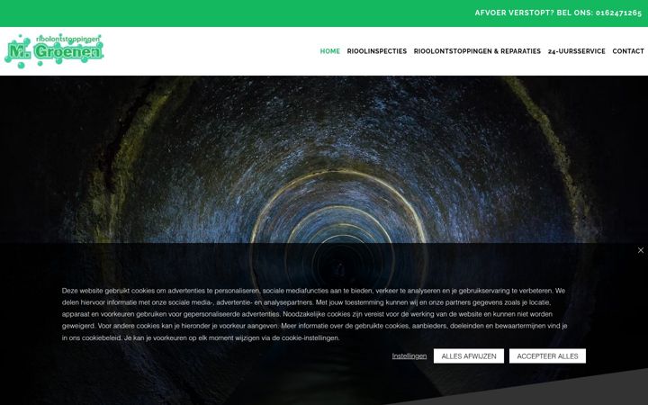 Screenshot of m-groenen.nl