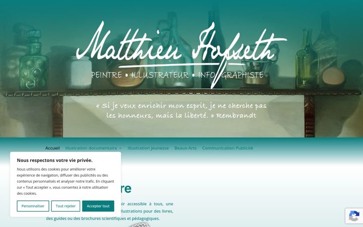 Screenshot of m-hofseth.com