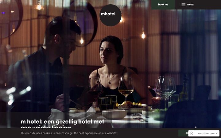 Screenshot of m-hotel.be