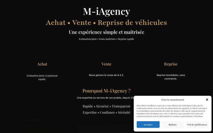 Screenshot of m-iagency.fr