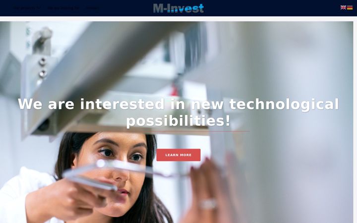 Screenshot of m-invest.eu