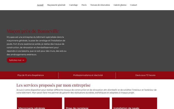 Screenshot of m-lopes-maconnerie.fr