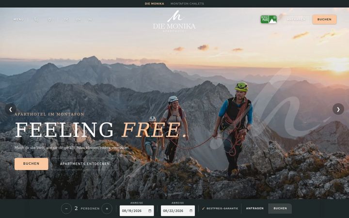 Screenshot of m-montafon.com