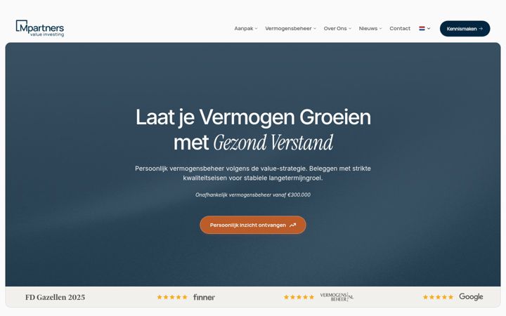 Screenshot of m-partners.nl