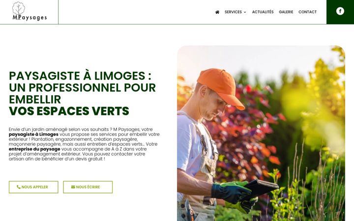 Screenshot of m-paysage.fr