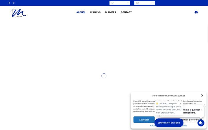 Screenshot of m-riviera.com