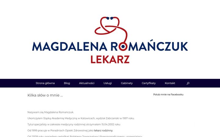 Screenshot of m-romanczuk.pl