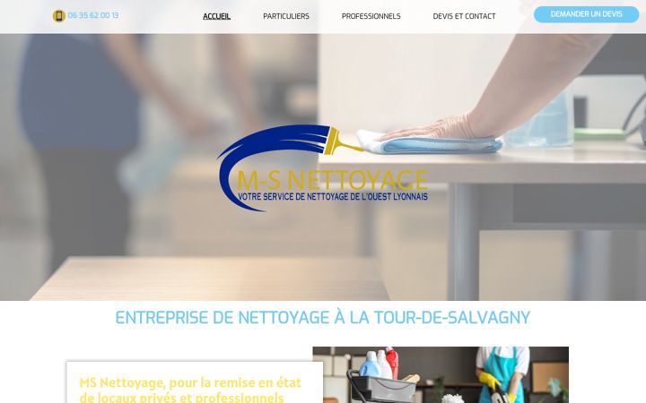Screenshot of m-s-nettoyage.fr