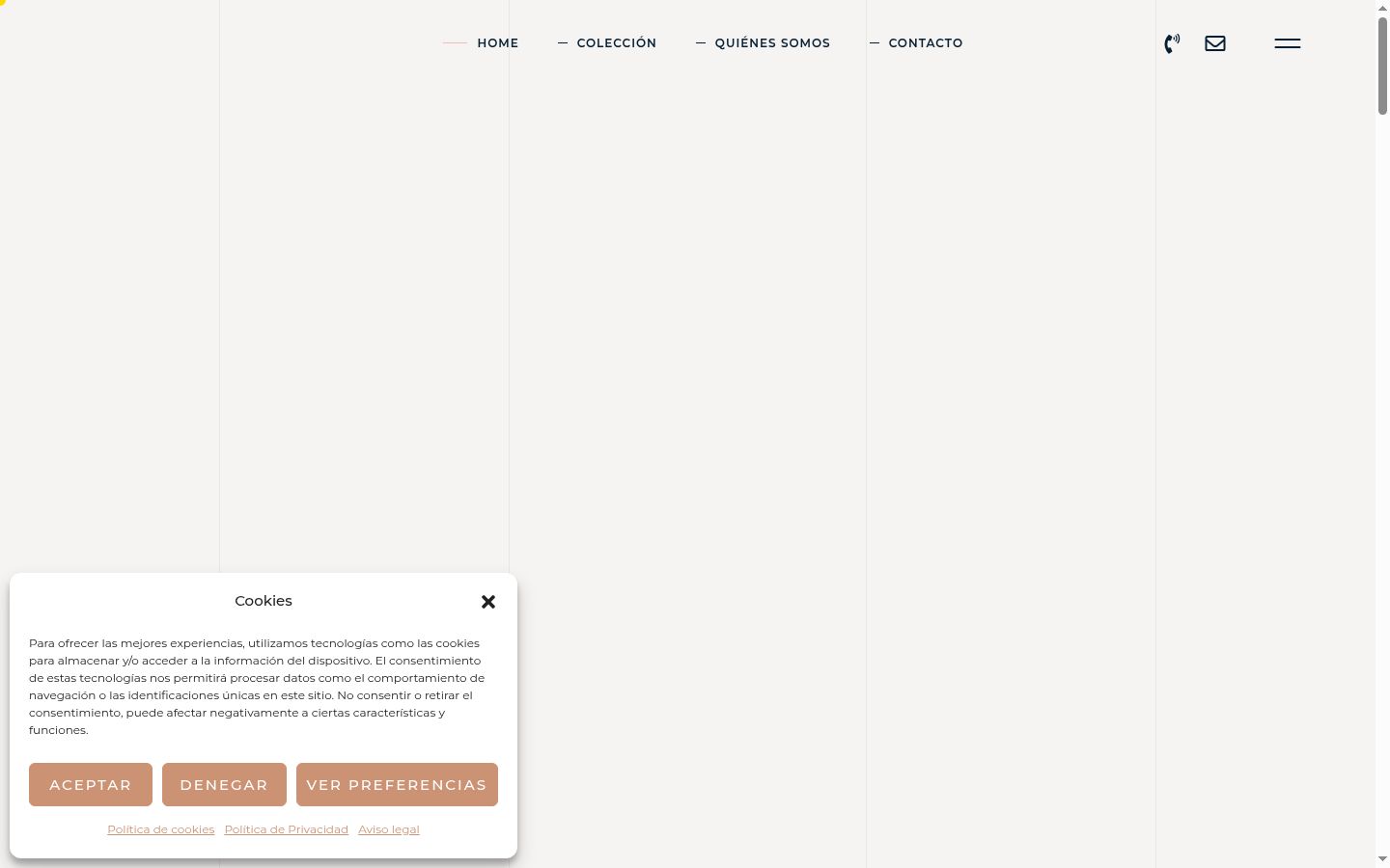 Screenshot van de toestemmingsbanner zoals getoond vóór enige interactie