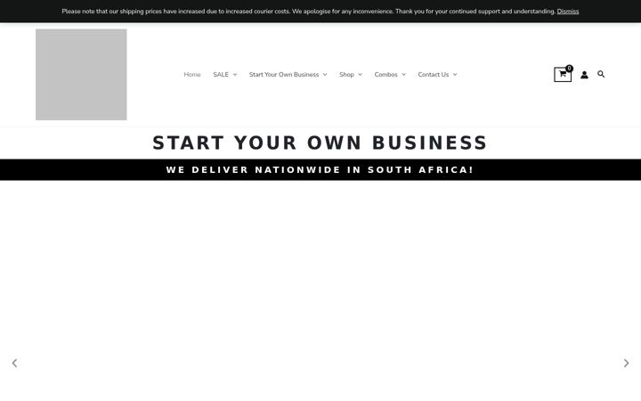 Screenshot von m-scents.co.za