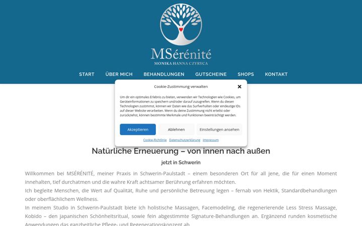 Screenshot of m-serenite.com