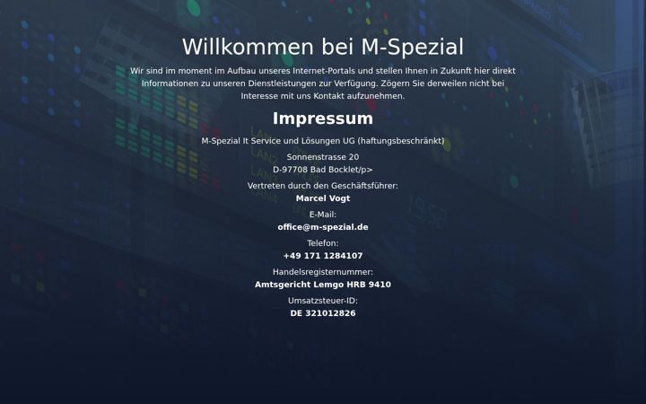 Screenshot of m-spezial.de