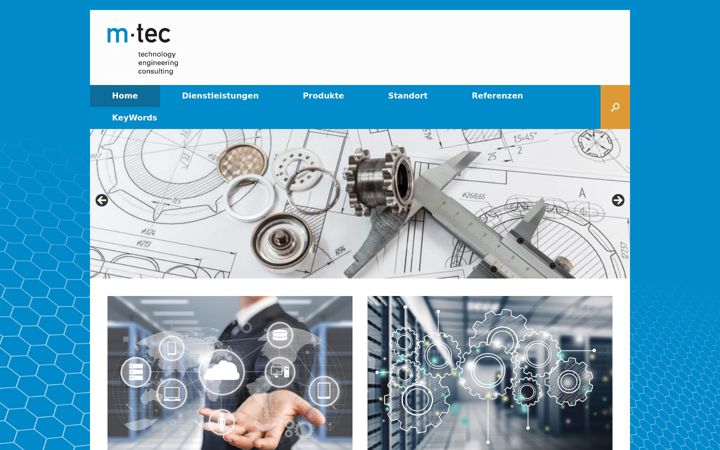 Screenshot of m-tec-gmbh.net