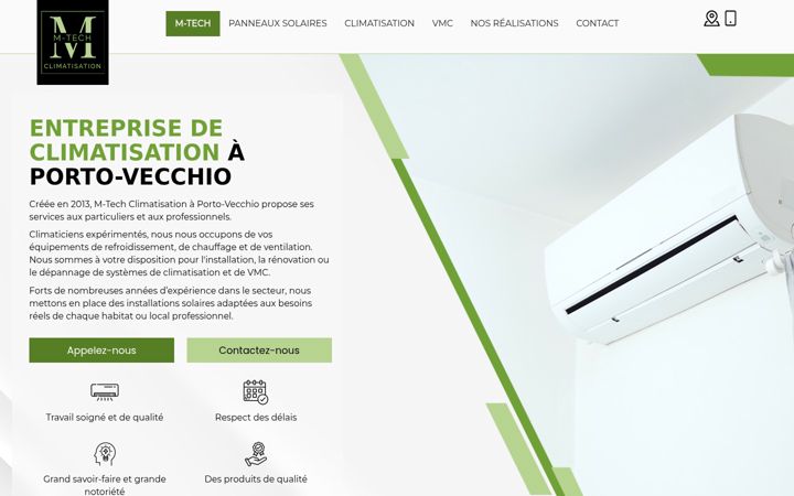 Screenshot of m-tech.fr