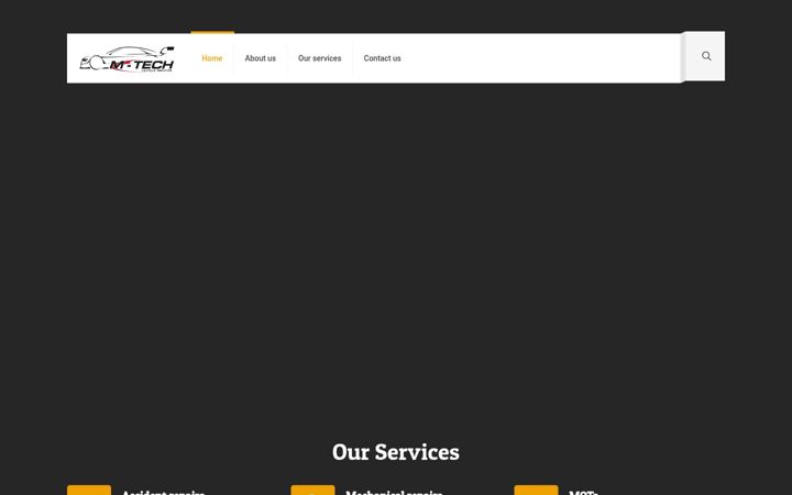 Screenshot of m-techbodyshop.co.uk