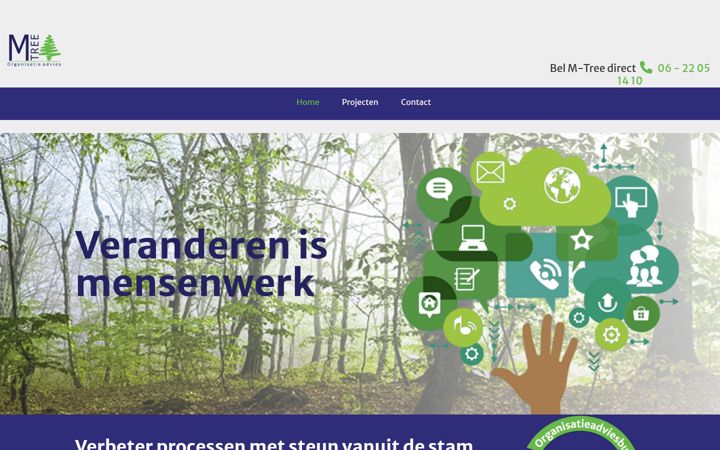 Screenshot of m-tree.nl
