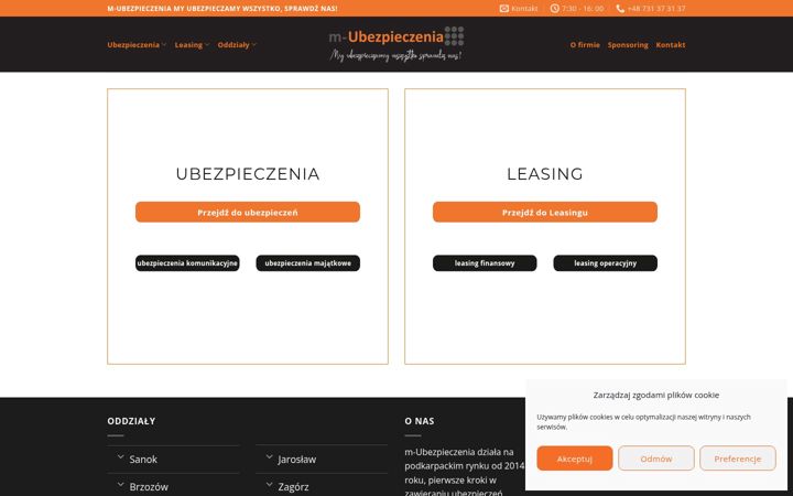 Screenshot of m-ubezpieczenia.pl