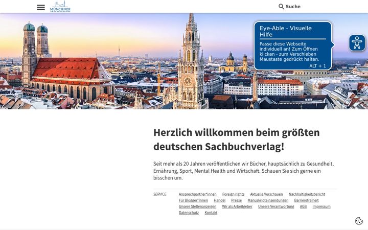 Screenshot of m-vg.de