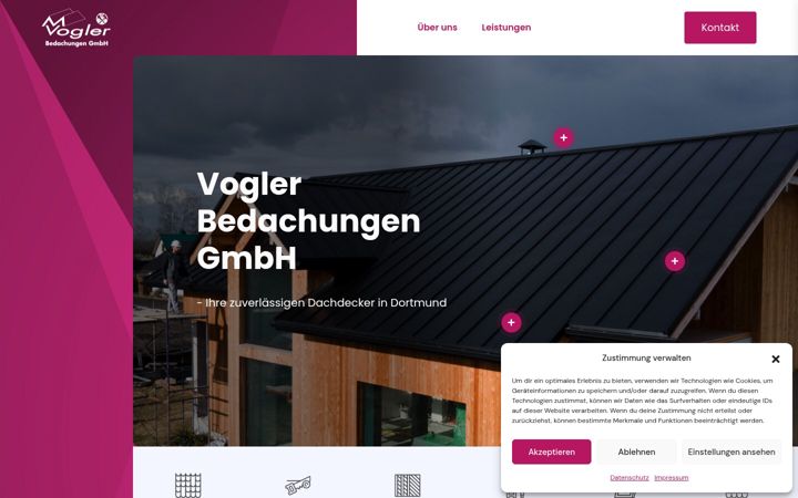 Screenshot of m-vogler-bedachung.de