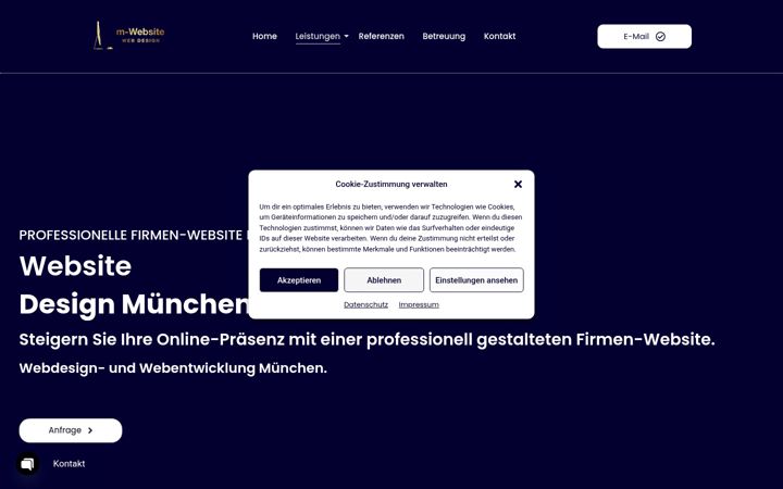 Screenshot of m-website.de