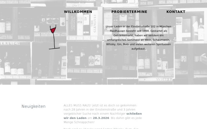 Screenshot of m-wein.de