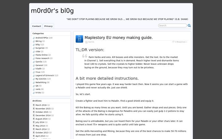 Screenshot of m0rd0r.eu