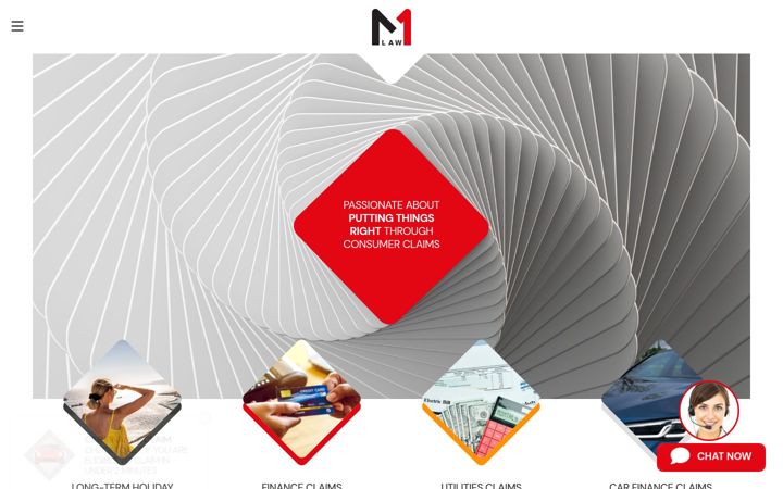 Screenshot of m1-law.com