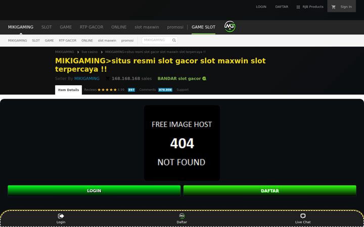 Screenshot ta' m1k1gam1ng.online