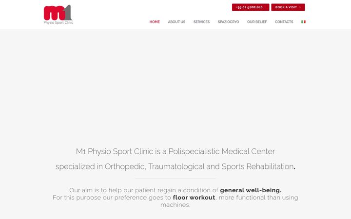 Screenshot di m1physiosport.com
