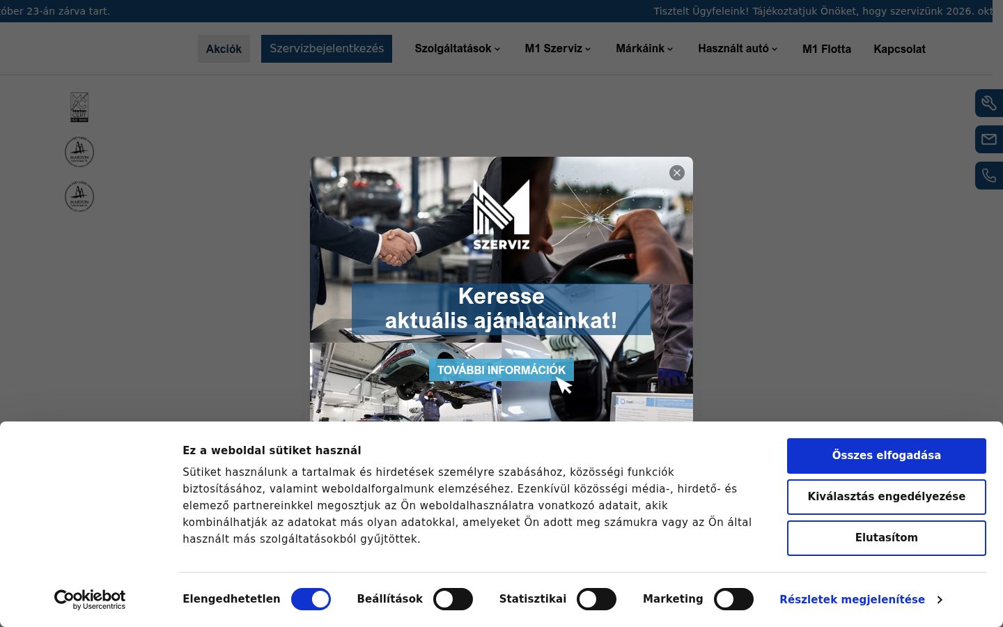 Snímek obrazovky baneru souhlasu zobrazeného před jakoukoli interakcí