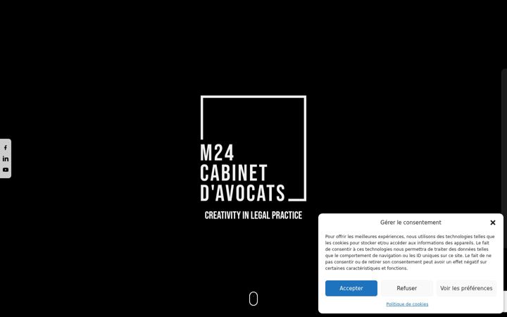 Screenshot of m24-avocats.be