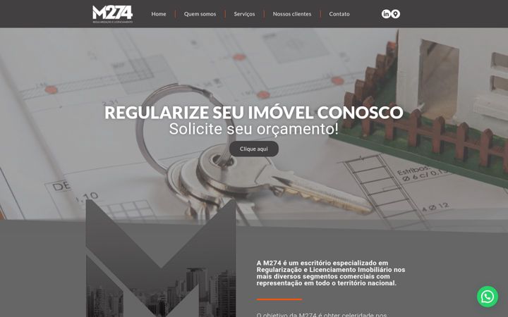 Screenshot of m274.com.br