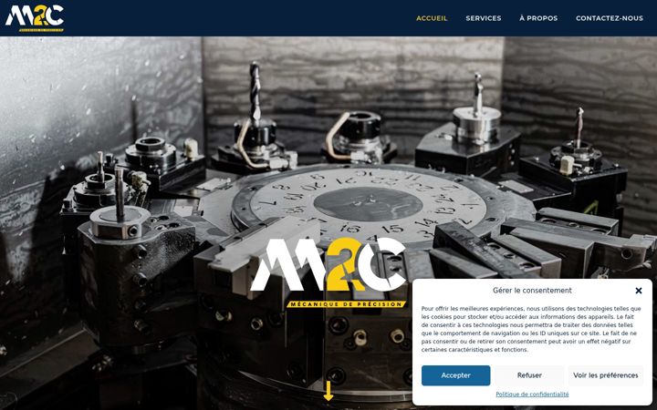 Screenshot of m2c.fr