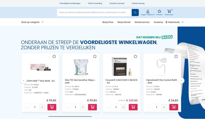 Screenshot of m2dental.eu