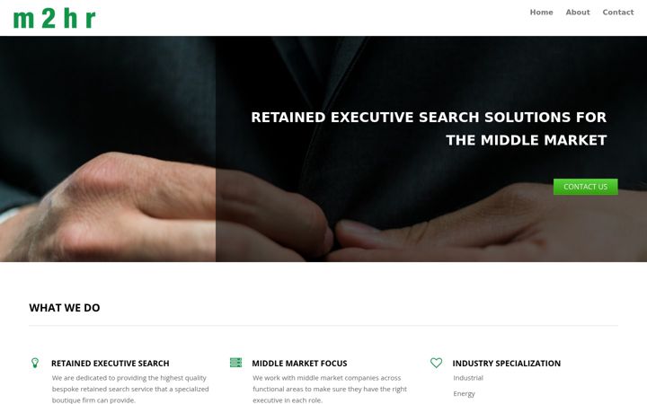 Screenshot of m2hr.com