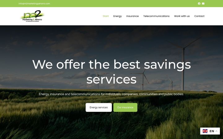 Screenshot of m2marketingyahorro.com