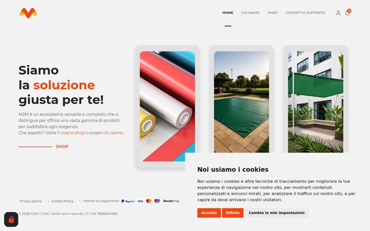 Screenshot of m2mitaly.com